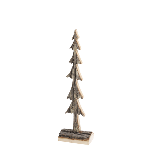 Tannenbaum Holz natur klein