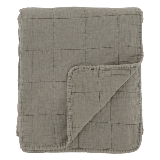 Aix Vintage Quilt Eukalyptus, Chic Antique
