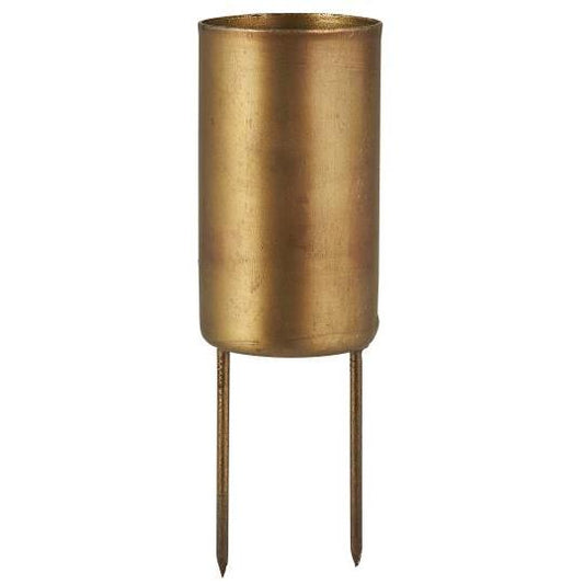 Spiess für Kerzen D: 3,8 cm messingbraun