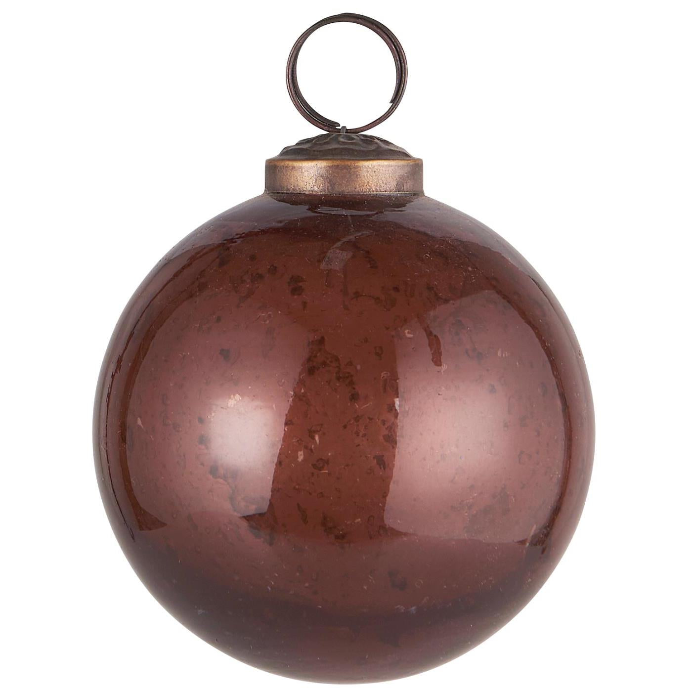 Weihnachtskugel almond