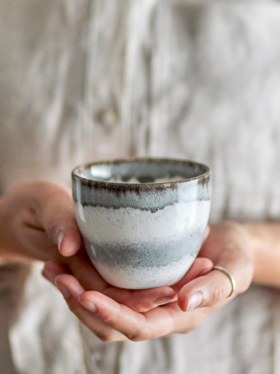 Tasse Paula grau Bloomingville