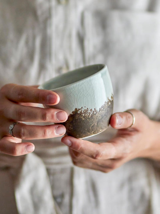 Tasse Paula braun/hellblau Bfloomingville