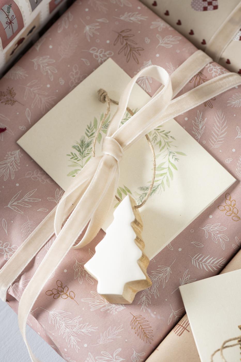 Kleiner Anhänger Bäumchen weiss/braun Ib Laursen