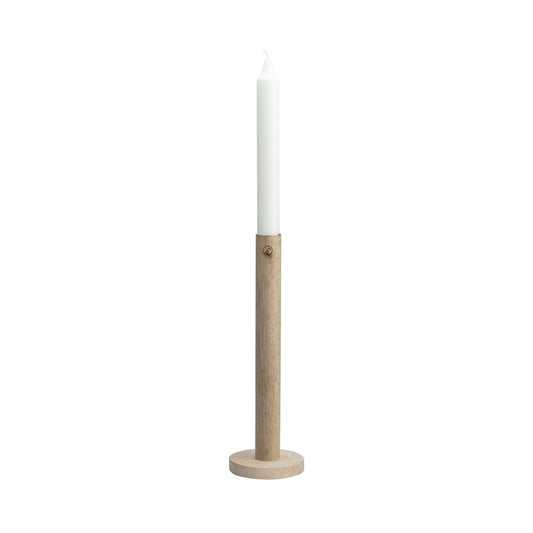 Kerzenhalter Holz Ernst Natur H:25 cm