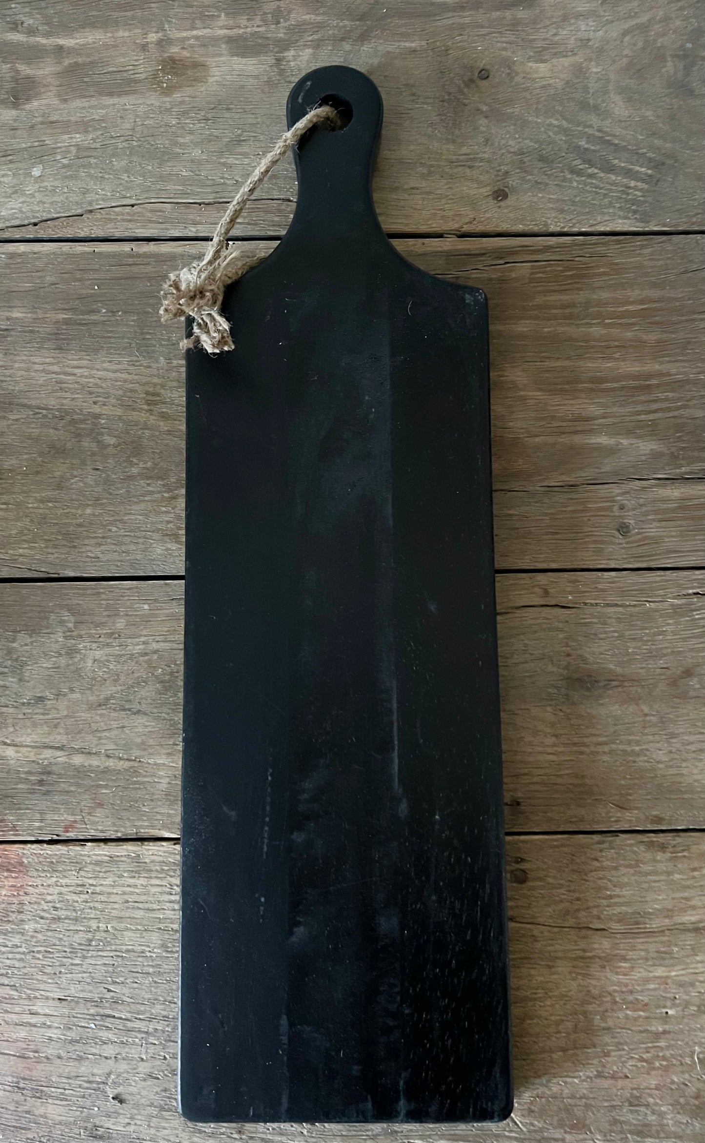 Holzbrett länglich schwarz