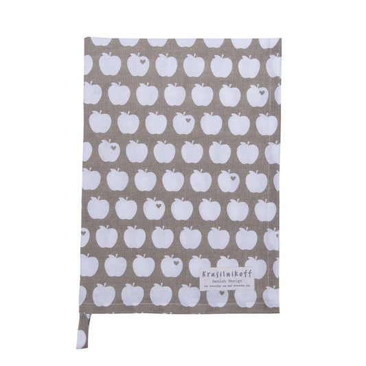 Geschirrtuch Apples beige Krasilnikoff