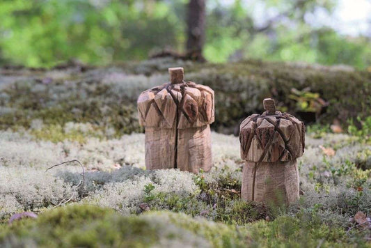 Holz-Eichel gross natur
