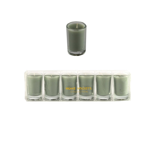 Votive Kerzen 6 Stk salbeigrün