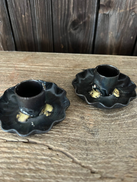 Kerzenhalter 2er Set rustikal