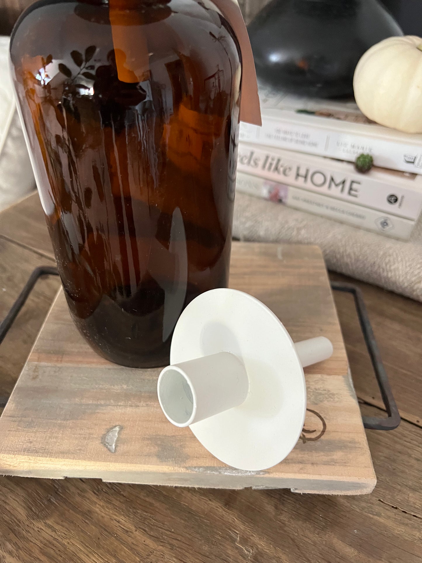 Servierbrett mit Eisengriff klein
