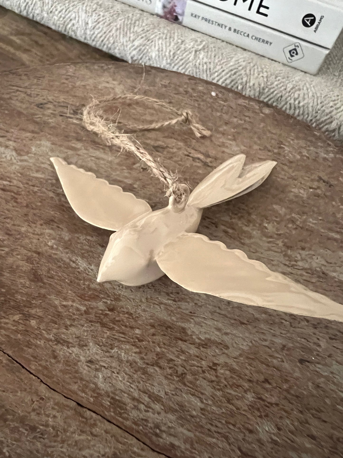 Emaille Anhänger Vogel