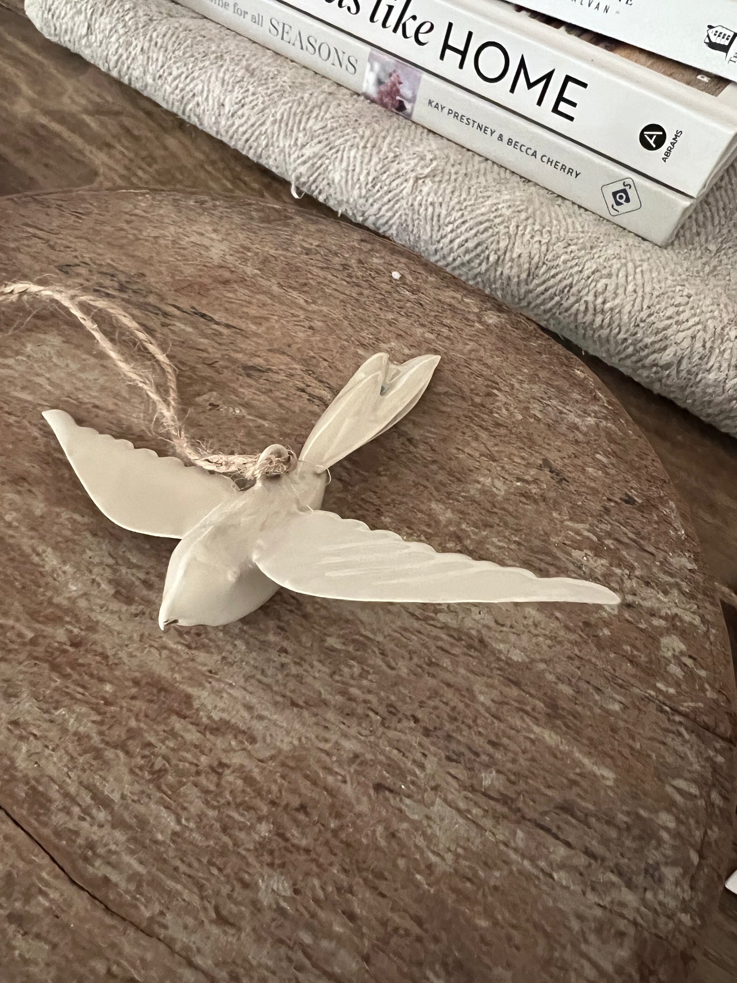 Emaille Anhänger Vogel