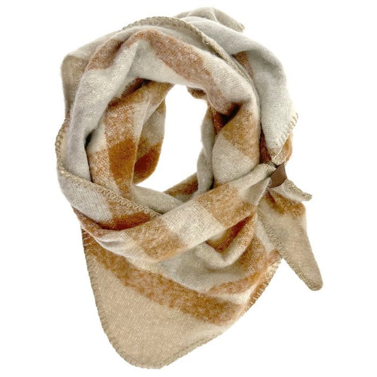 Nina Ruit Dreiecksschal Mandel Lot83