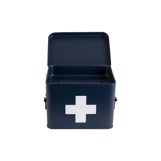 Medikamentenbox klein dunkelblau