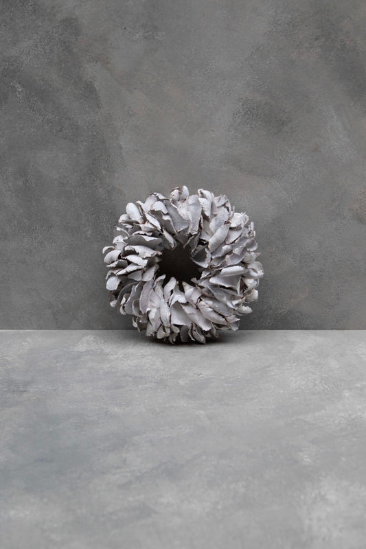 Palmblüten Kranz weiß D: 40cm