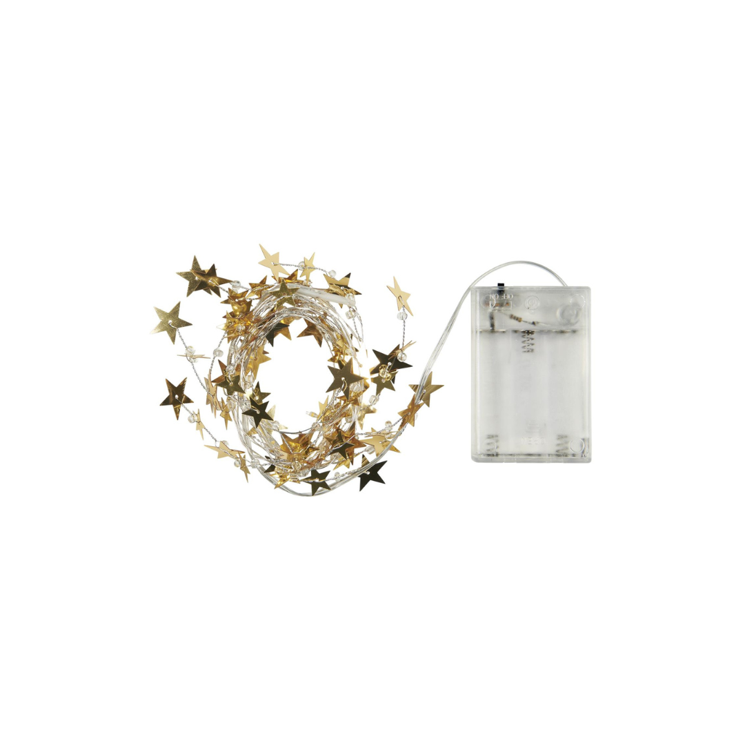 Lichterkette mit goldenen Sternen Ib Laursen