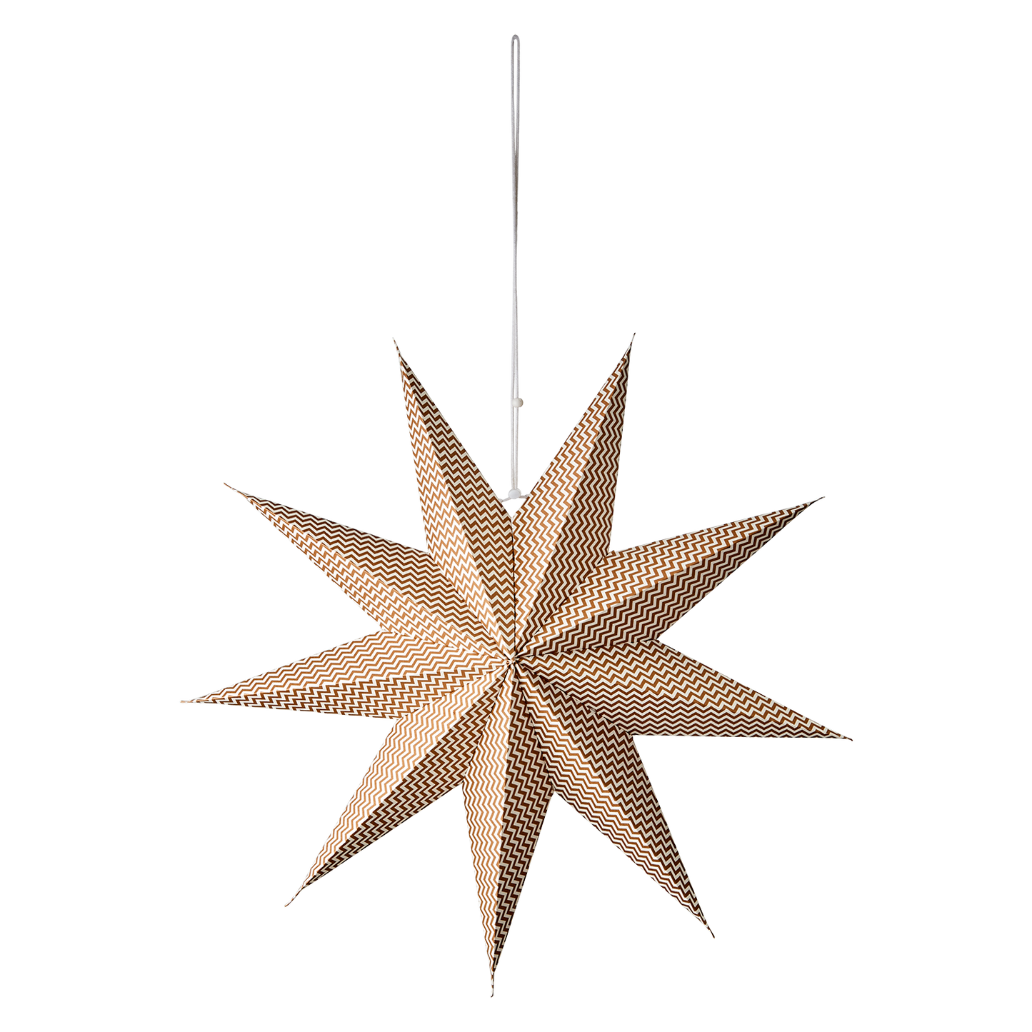 Papier Faltstern braun weiss XXL Affari of Sweden