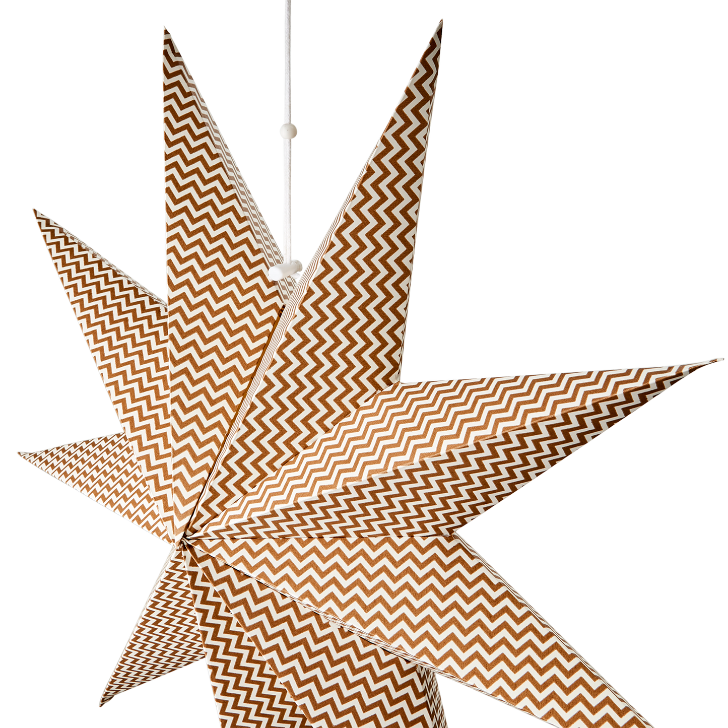 Papier Faltstern braun weiss XXL Affari of Sweden