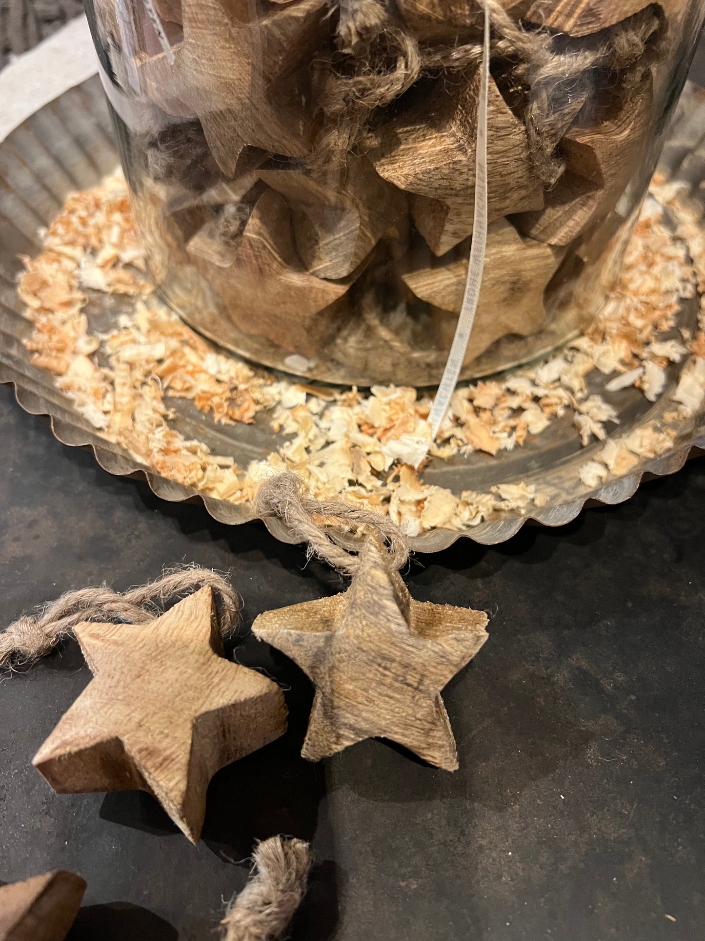 Kleiner Holzstern braun