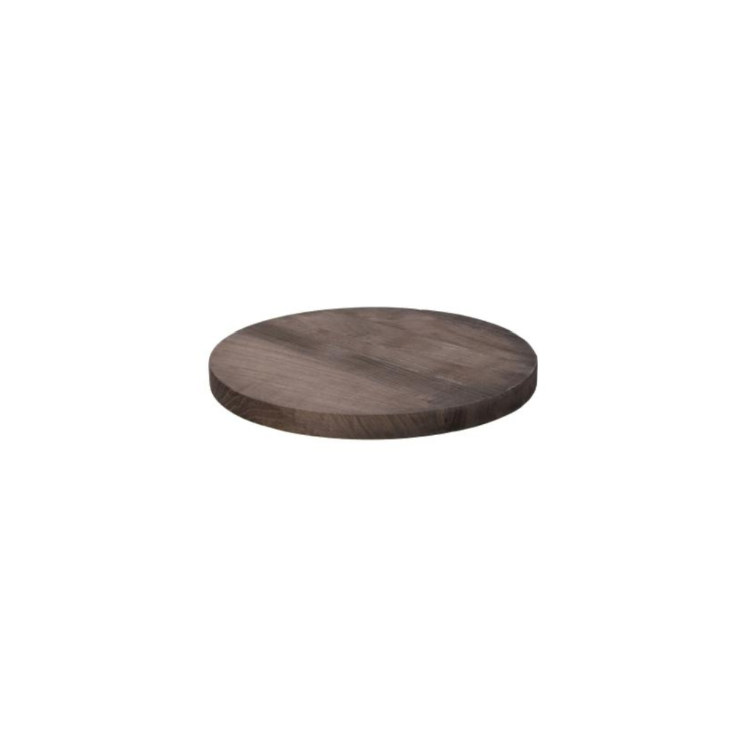 Holz Dekoplatte  braun