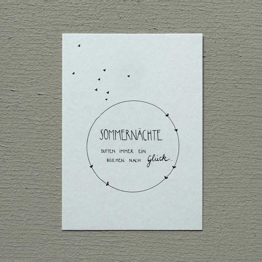 Postkarte „Sommernächte“ Slowlay