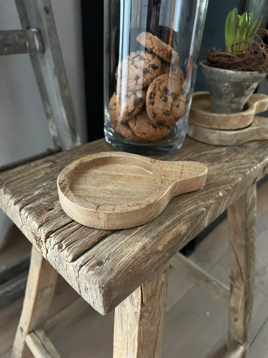 Untersetzer Holz hell