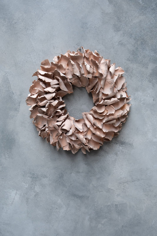 Palmblüten-Kranz altrosa D: 40 cm