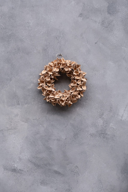 Baumwollkapsel-Kranz klein D: 20 cm