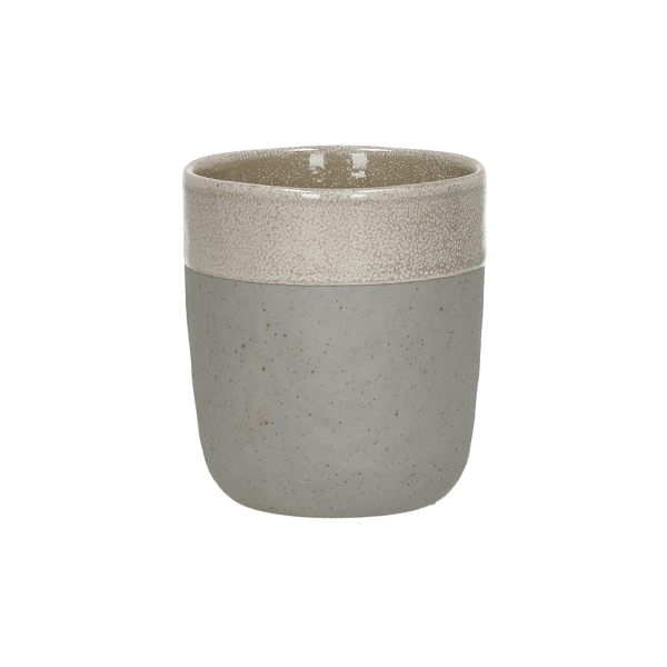 Spiro Becher von Pomax grau/beige