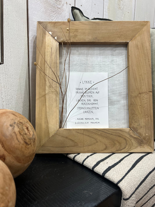 Holzrahmen zum Stellen