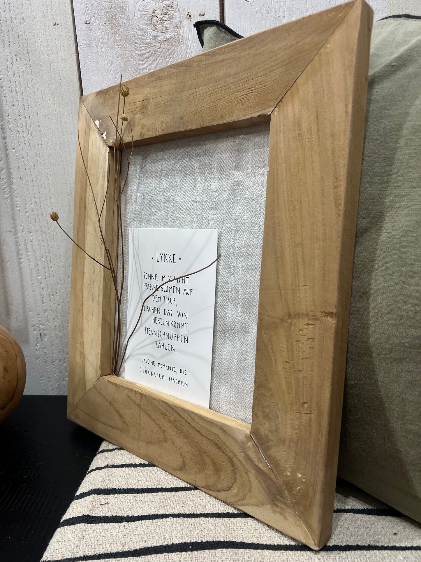 Holzrahmen zum Stellen