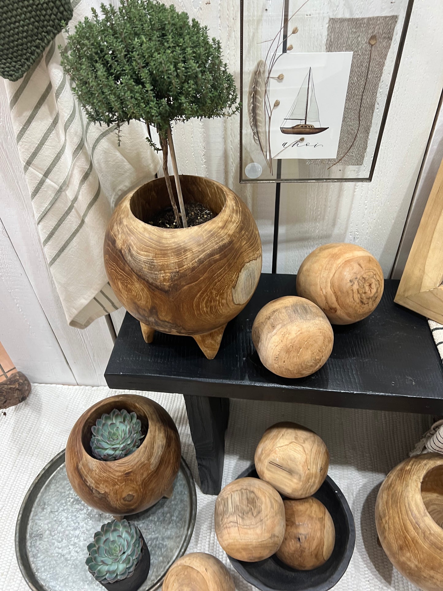 Holzkugel natur