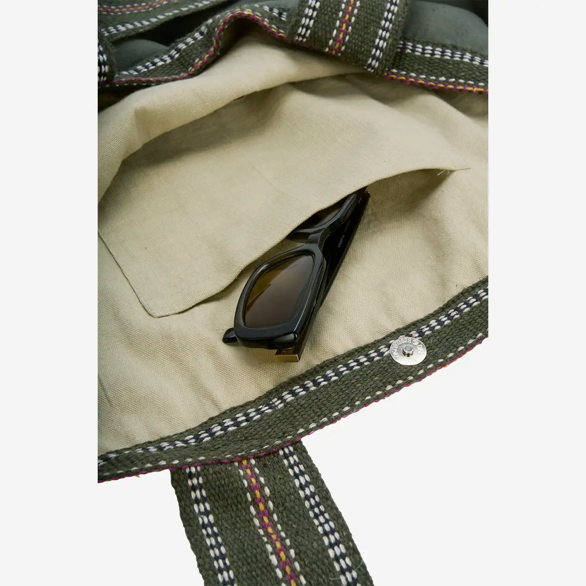 Cotton Tote Bag Olive Madam Stolz