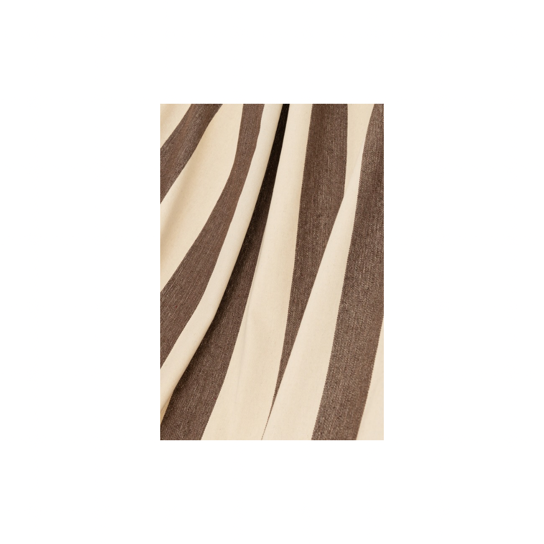 Hängematte Baumwolle mit Schutzhülle braun/creme J-Line