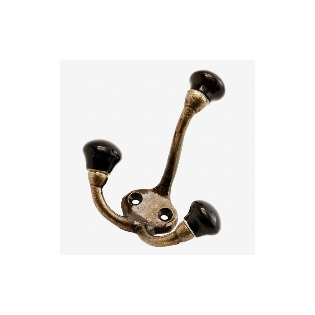 Wandhaken Madame Stoltz 3er schwarz