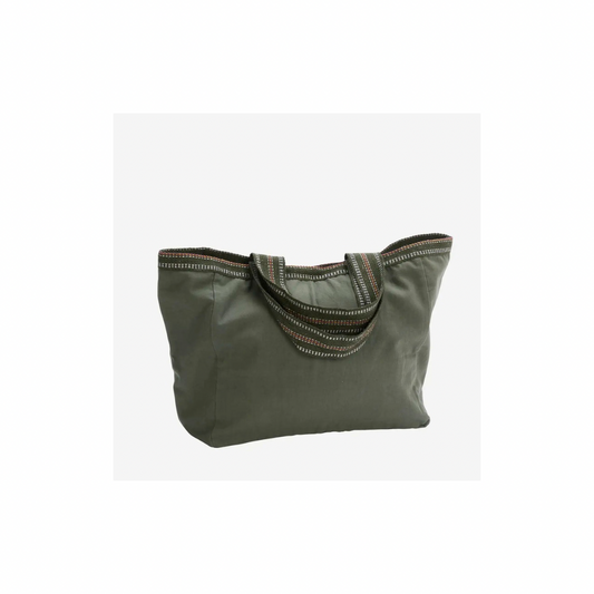 Cotton Tote Bag Olive Madam Stolz