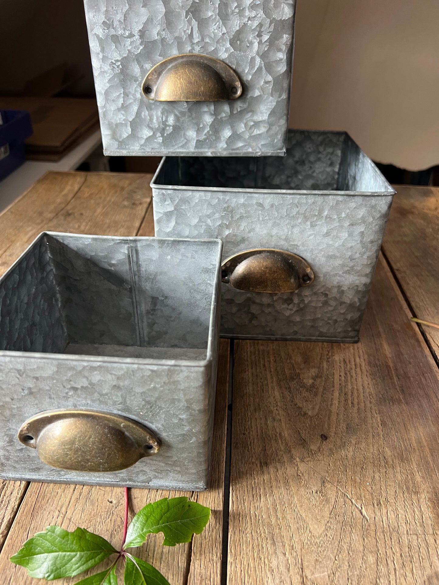 3er Set Zinkschübe