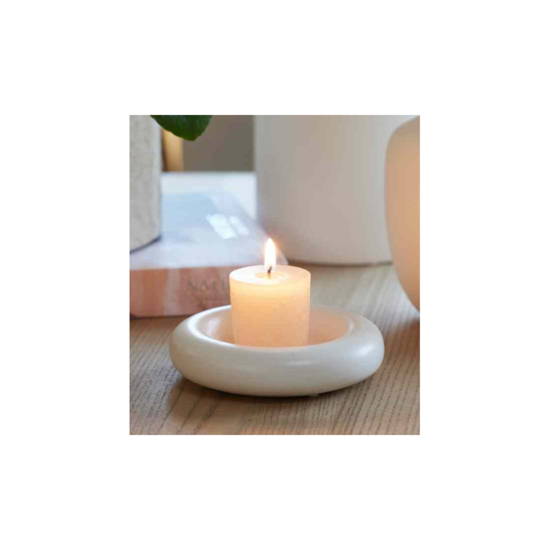 Votivkerze hell Lübech Living Brenndauer 10 Std H4 cm