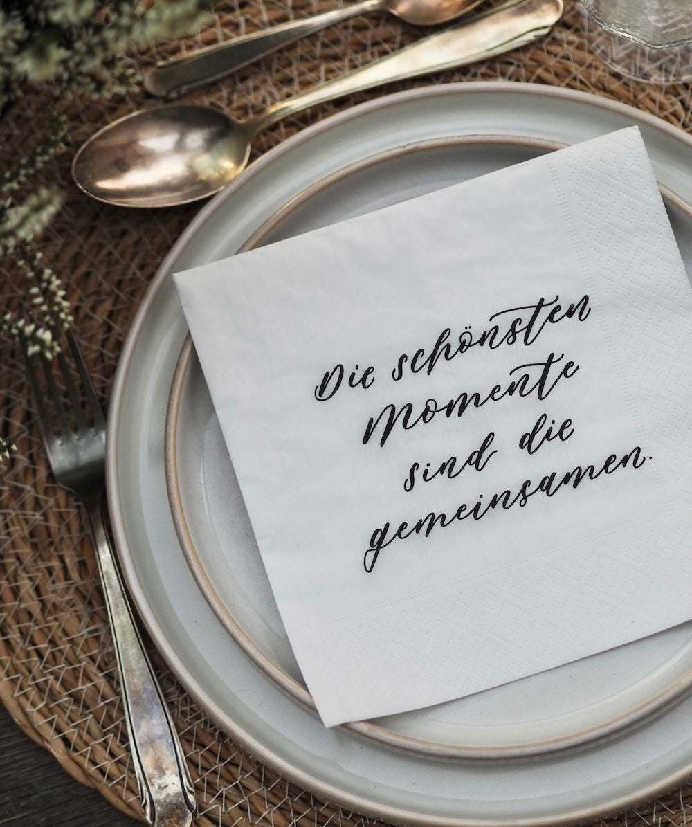 „Gemeinsame Momente“ Servietten