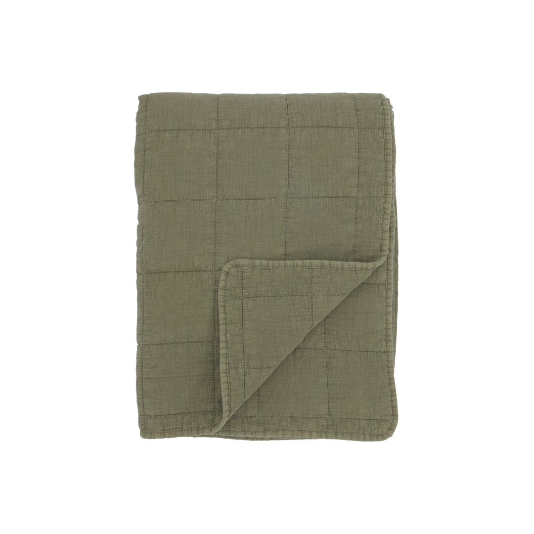Vintage Quilt olive Chic Antique