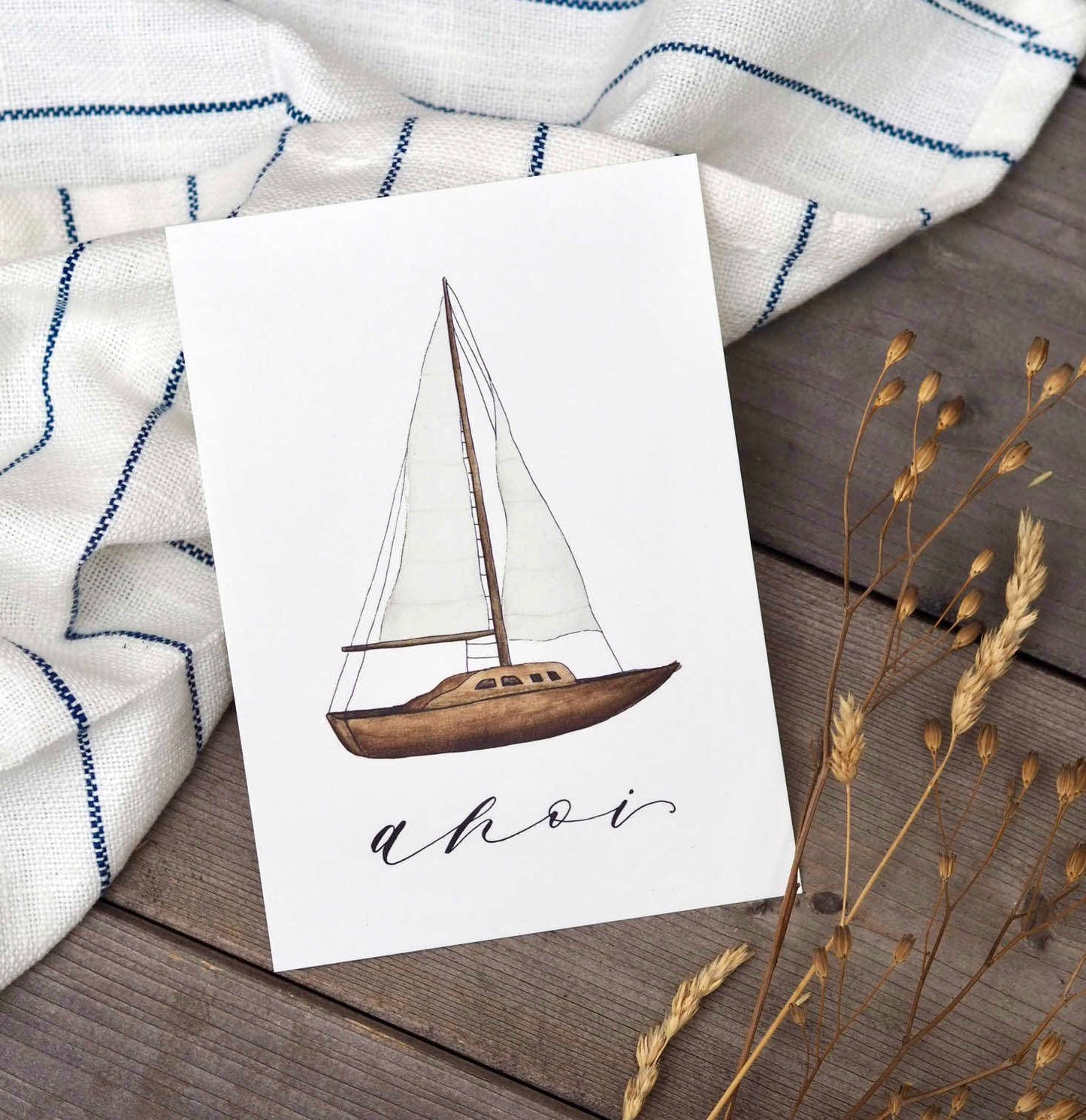 Postkarte "Ahoi"