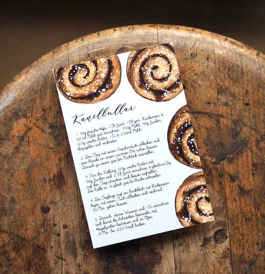 Postkarte "Kanelbullar"