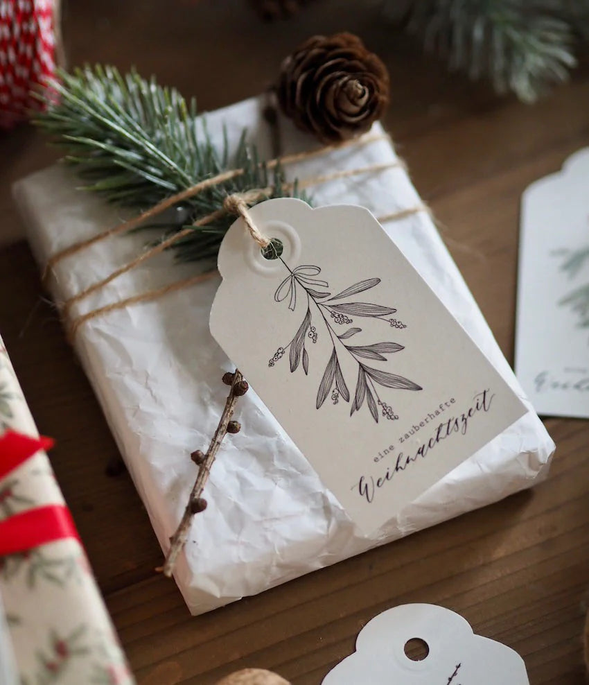 Geschenkanhänger "Mistelzweig"
