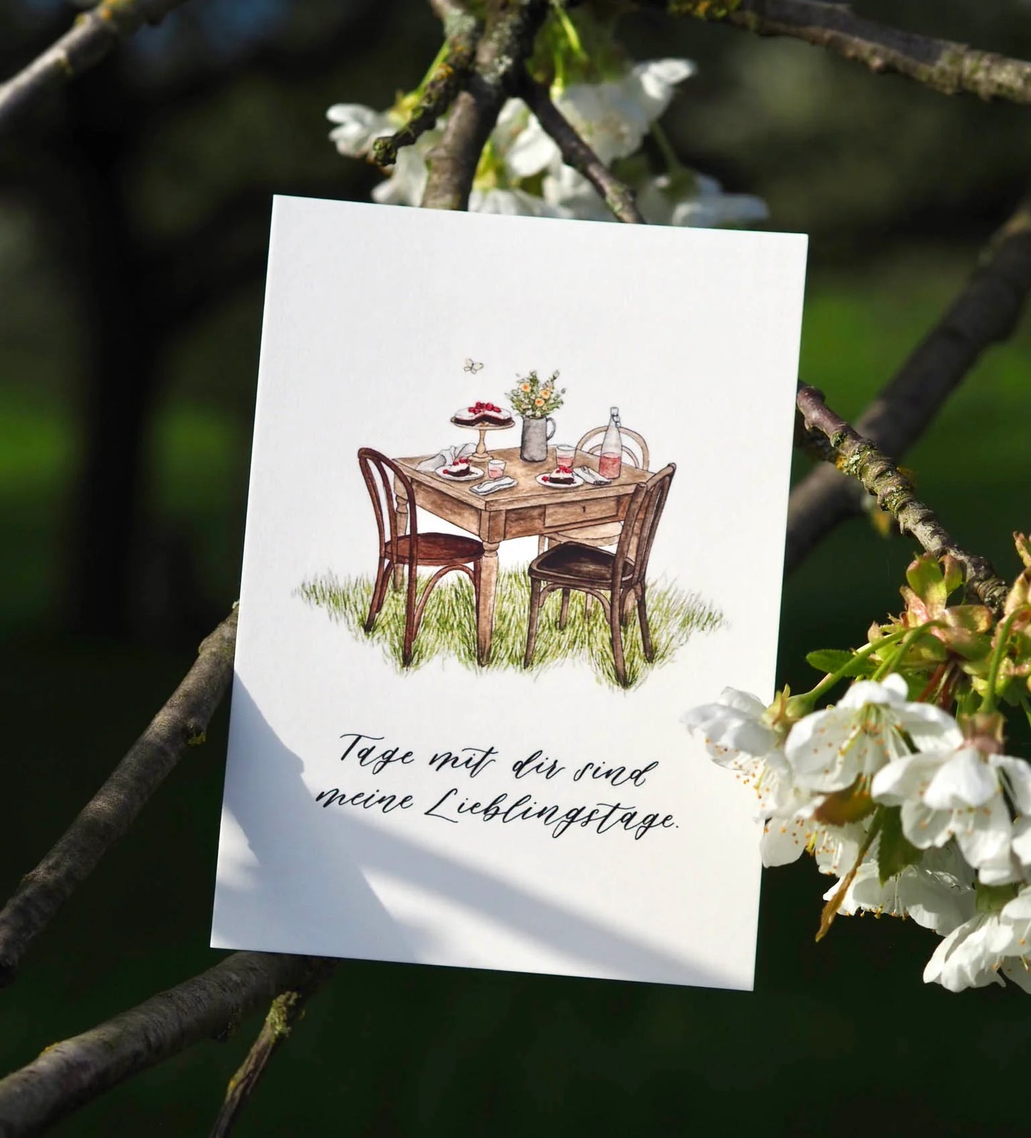 Postkarte "Lieblingstage"