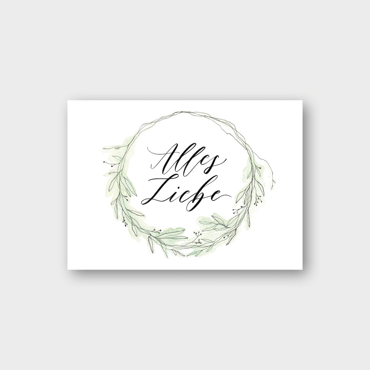 Postkarte „Alles Liebe“