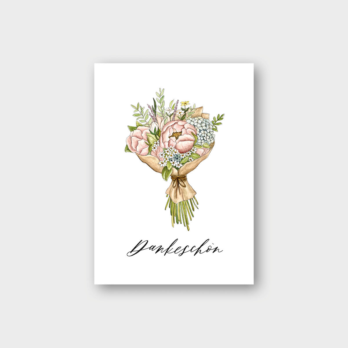 Postkarte „Dankeschön“
