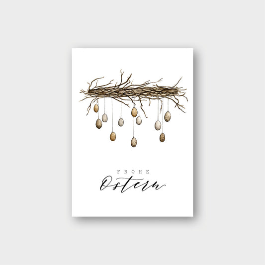 Postkarte "Eierkranz"