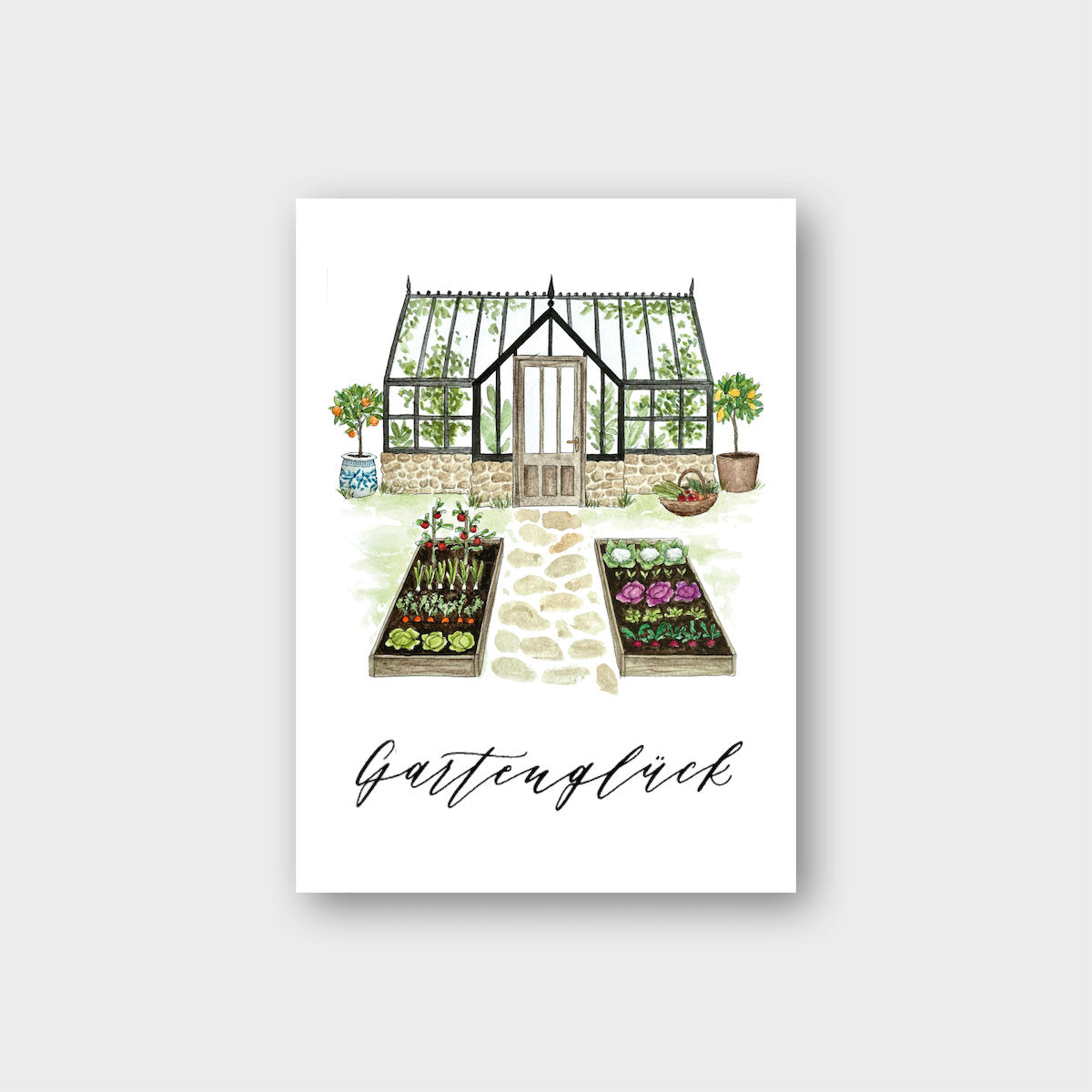 Postkarte „Gartenglück“
