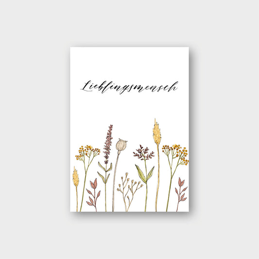 Postkarte „Lieblingsmensch“