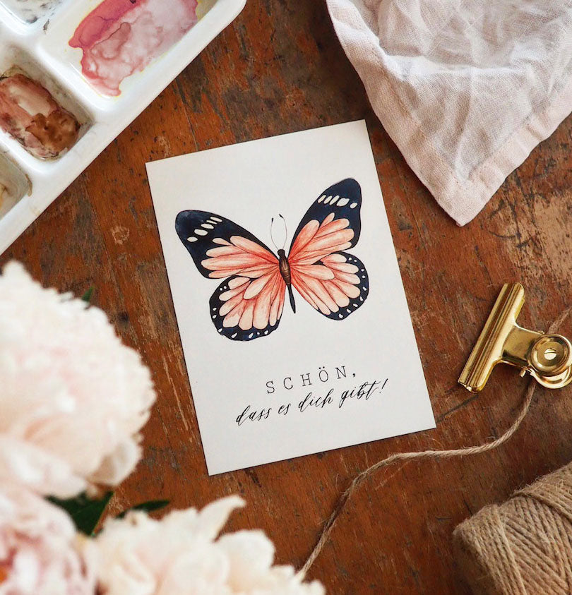 Postkarte „Schmetterling“
